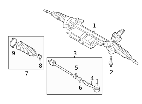 Steering Gear & Linkage for 2016 BMW X3 #0