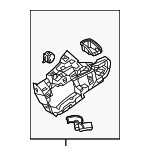 4K1857735 - : Bracket for Audi: A6 allroad, A6 Quattro, A7 Sportback, RS6 Avant, RS7 Sportback, S6, S7 Sportback Image