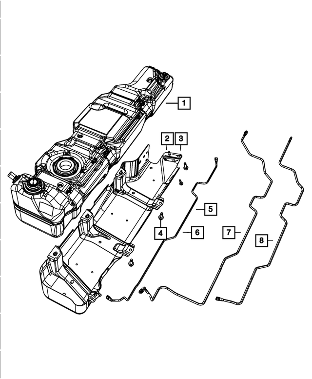 52126029AB - Fuel: Fuel Vapor Tube for Mopar Image image