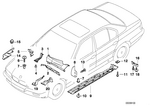 51488190835 - : Front Left Fender Sealing for BMW Image