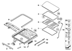 54107189247 - : Lifter Wind Deflector Left for BMW Image