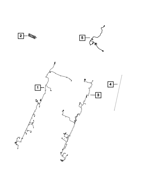 Wiring-Body and Accessories for 2016 Ram 2500 #1