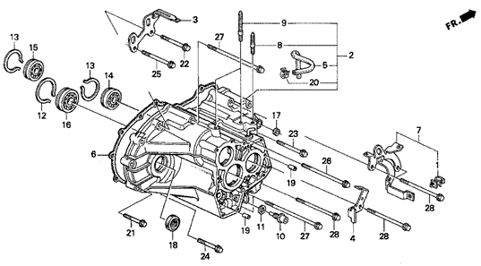 AT Transmission Housing (1) for 1997 Acura CL #0