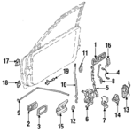 80551D4500 - : Actuator for Nissan: Stanza Image