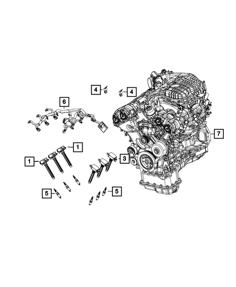 Ignition - Spark Plugs, Cables, Coils, and Glow Plugs for 2017 Dodge Challenger #0