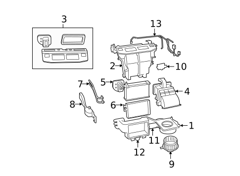Auxiliary Heater & AC for 2013 Dodge Grand Caravan #1