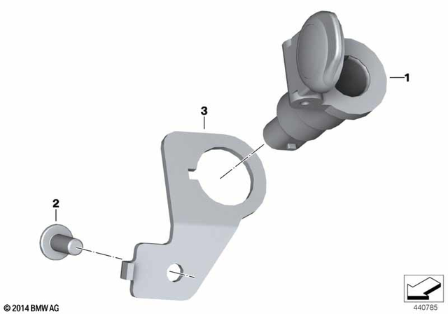 61347714741 - Maintenance &amp; Technology: Plug-in Socket -  for BMW-Motorrad Image