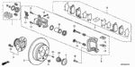 1473SZ3A01 - Chassis: CALIPER SET, RR. for Acura Image