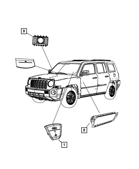 Air  Bags for 2011 Dodge Caliber #2