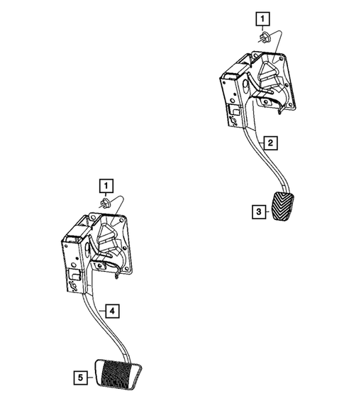 Brake Pedals for 2014 Jeep Patriot #0
