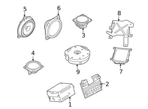 Sound System for 2014 INFINITI QX50 #0