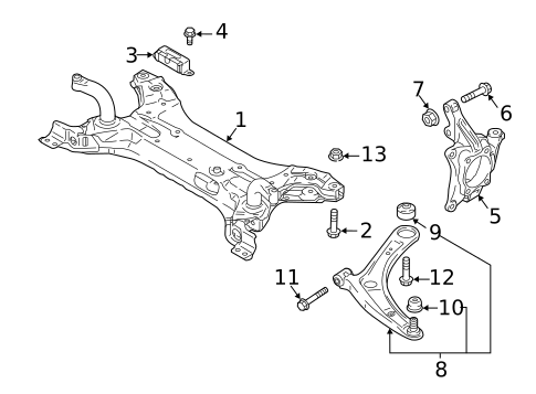 Suspension Components for 2025 Mitsubishi Eclipse Cross #0
