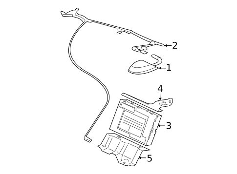 Antenna & Radio for 2011 Mitsubishi Galant #0