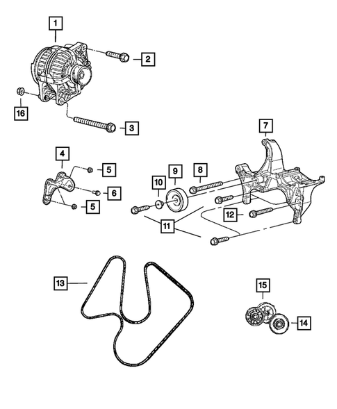 Alternators for 2007 Chrysler Aspen #0