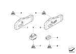 61308099071 - Vehicle Electrical System: Actuation Unit Left for BMW Image