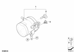63176910791 - Lighting: Fog Lights, Left for BMW: 323i, 325i, 325xi, 328i, 328xi, 330i, 330xi, 335d, 335i, 335xi, 525i, 525xi, 530i, 530xi, 545i, 550i, 645Ci, 650i, M3, M5, X3 2.5i, X3 3.0i Image image