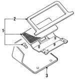 MB596565 - : High Mount Lamp Gasket for Mitsubishi Image