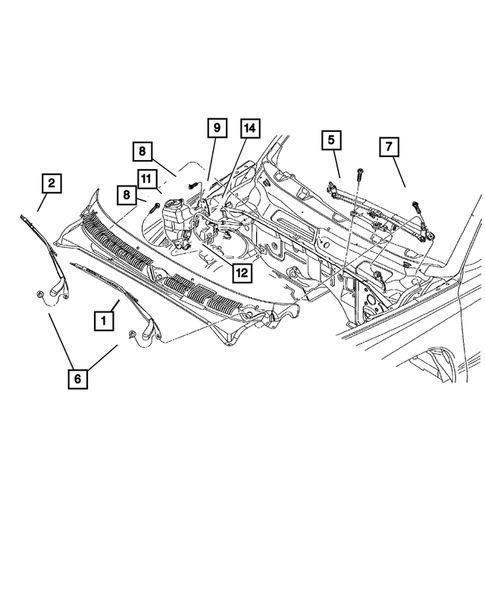 Windshield Wiper and Washer Systems for 2001 Dodge Durango #0