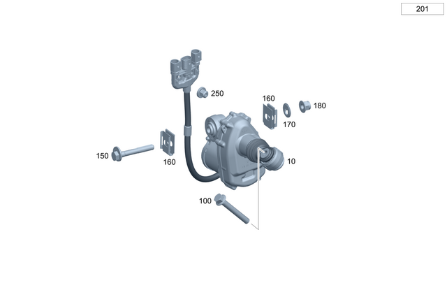 2324601401 - : Steering Gear for Mercedes-Benz Image