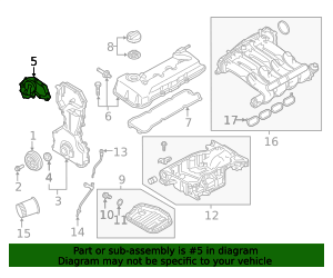 13041-4BB2A - Cover 2017-2023 Nissan | Official Nissan Parts Store
