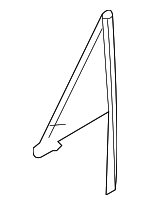 97054231108 - Body: Vent Glass for Porsche: Panamera Image