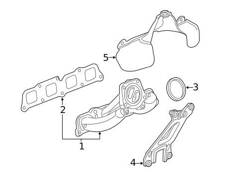 Exhaust Manifold for 2015 Chevrolet Malibu #0