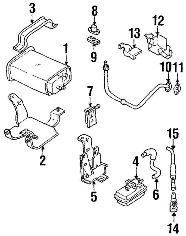 8971043172 - Emission System: Egr Valve Gasket for Acura Image