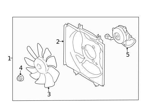Condenser Fan for 2021 Subaru Forester #0