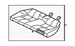 MN121055HD - Body: Seat Cushion for Mitsubishi Image
