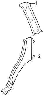 6258360040B0 - Body: Pillar Trim for Toyota: Land Cruiser Image