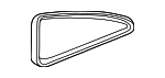 73541S3MA00ZB - Body: Glass Trim for Acura Image