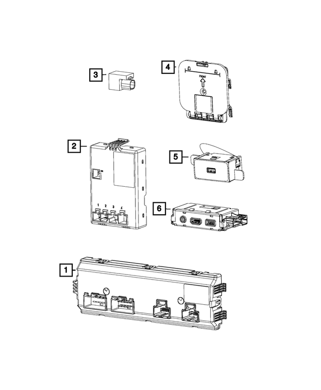 68321862AD - Electrical: Seat Memory Module for Mopar Image image