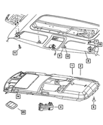 1DD96BD1AA - : Visor, Right for Mopar Image