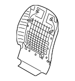 88390A9000BND - Body: Seat Back Panel for Kia: Sedona Image