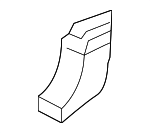 88581A9000BQ - Body: Track Cover for Kia: Sedona Image