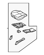 88100A9063DLE - Body: Seat Cushion for Kia: Sedona Image