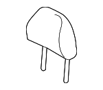 88700A9000DLQ - Body: Headrest for Kia: Sedona Image