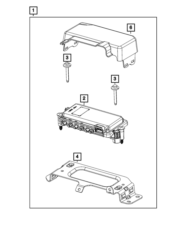 4672644AJ - : Forward Facing Camera for Mopar Image