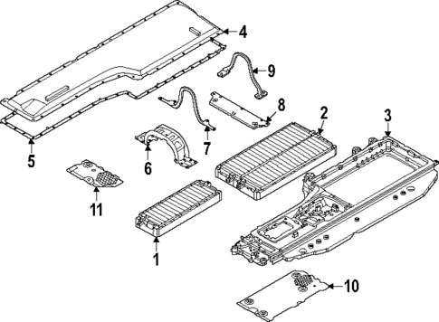 Battery for 2025 BMW 550e xDrive #0