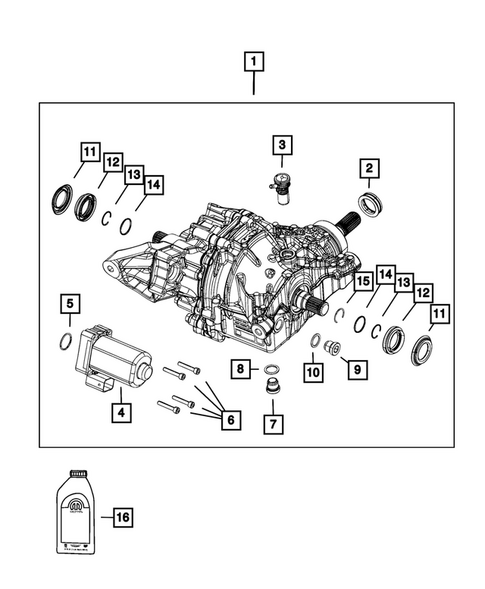 Rear Axle: Housing, Differential and Vent for 2026 Jeep Compass #0