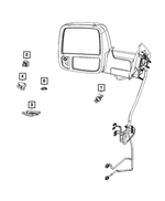 68506525AA - Electrical: Rear View Camera, Right for Ram: 2500, 3500 Image