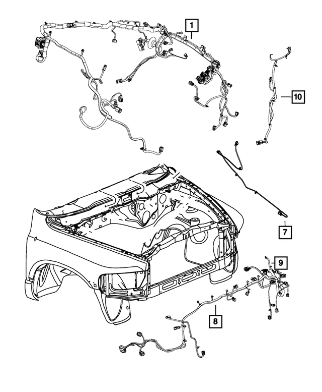 68213433AA - Electrical: Windshield Washer Hose for Mopar Image image