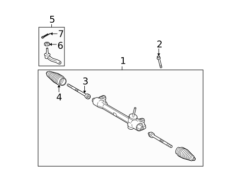 Steering Gear & Linkage for 2012 Scion xD #0