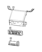 68474166AL - Electrical: Display Center Stack for Jeep: Grand Cherokee, Grand Cherokee L Image