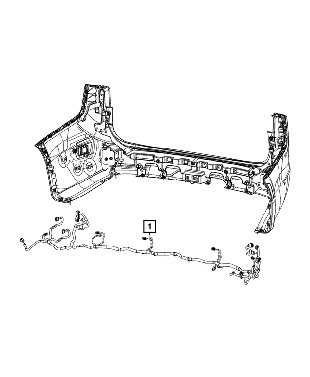 68567011AB - Electrical: Rear Fascia Wiring for Mopar Image image
