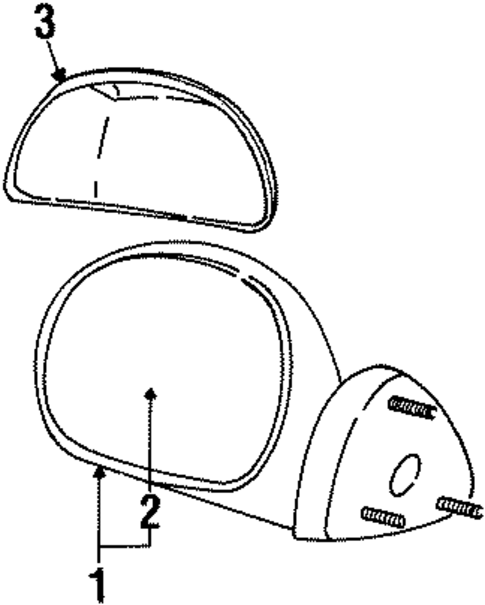 Outside Mirrors for 2001 Lincoln Navigator #0