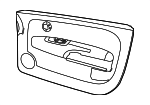 1SD11KUHAM - Body: Door Trim Panel for Fiat: 500 Image