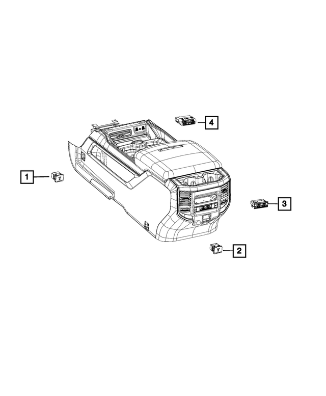 « 68493753AB – Electrical : Centre Multimédia Port Usb pour Mopar Image »