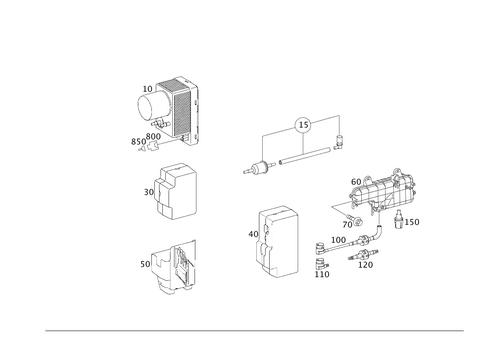 Vacuum Pump and Connector for 2002 Mercedes-Benz E55 AMG #0