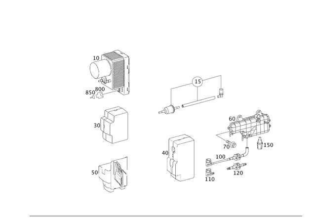 8004248 - Vacuum System/Hydraulic System: Pump for Mercedes-Benz: CLS500, CLS55 AMG, CLS550, CLS63 AMG, E320, E500, E55 AMG Image image